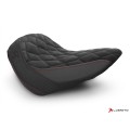 LUIMOTO (Hex-Diamond) Rider Seat Cover for the HARLEY DAVIDSON STREET BOB (2018+)